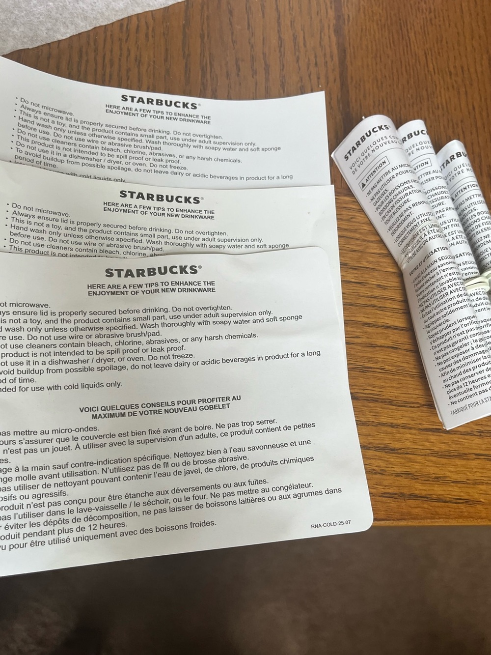 Replacement Cold Cup Glass Bearista Care Paperwork